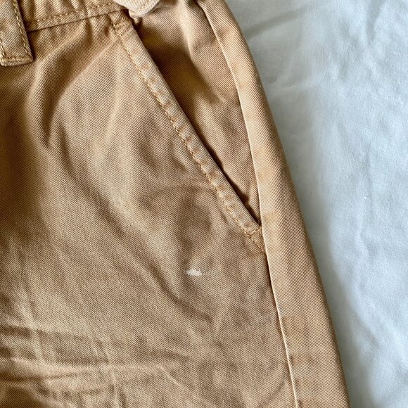 Hanna Andersson 100% Cotton Khaki Canvas Shorts Size 120 cm / 6-7 years - Picture 7 of 8